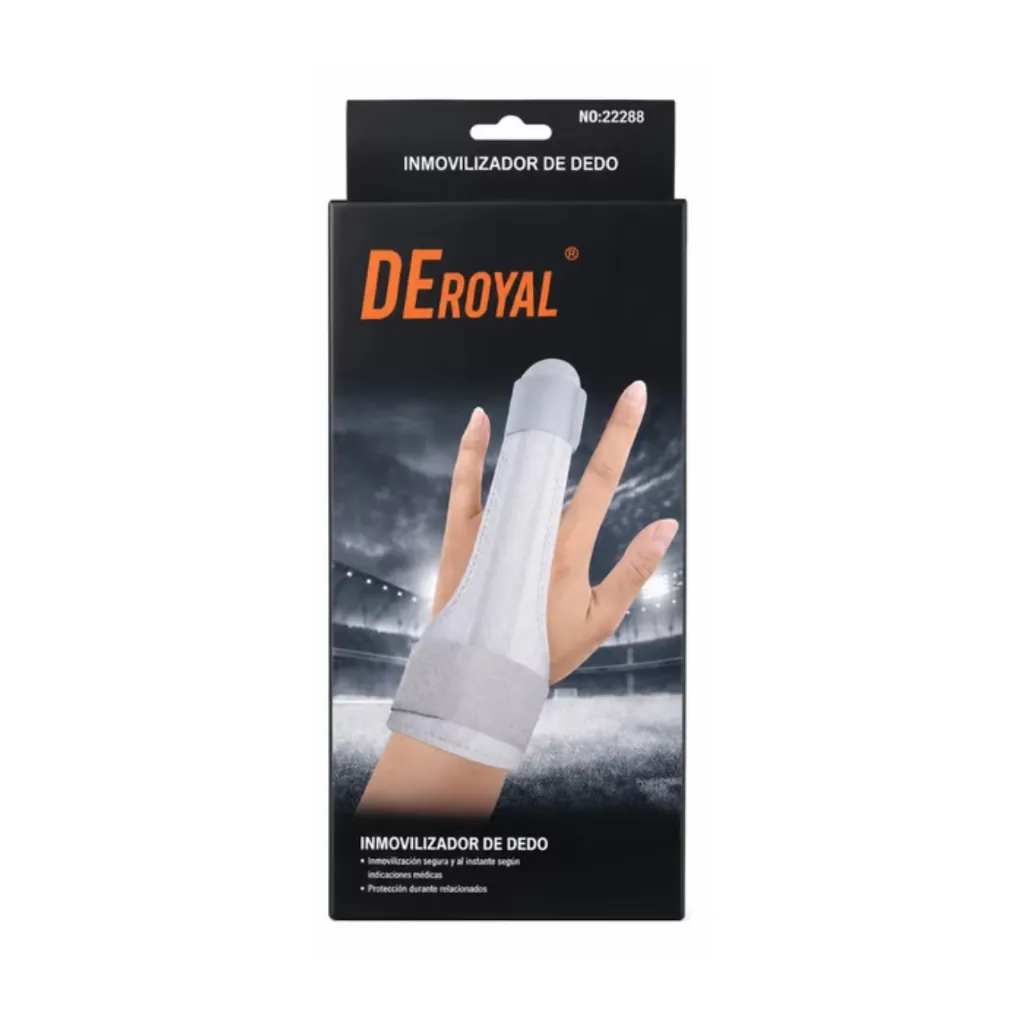 Inmovilizador Dedo Adulto DeRoyal caja.webp