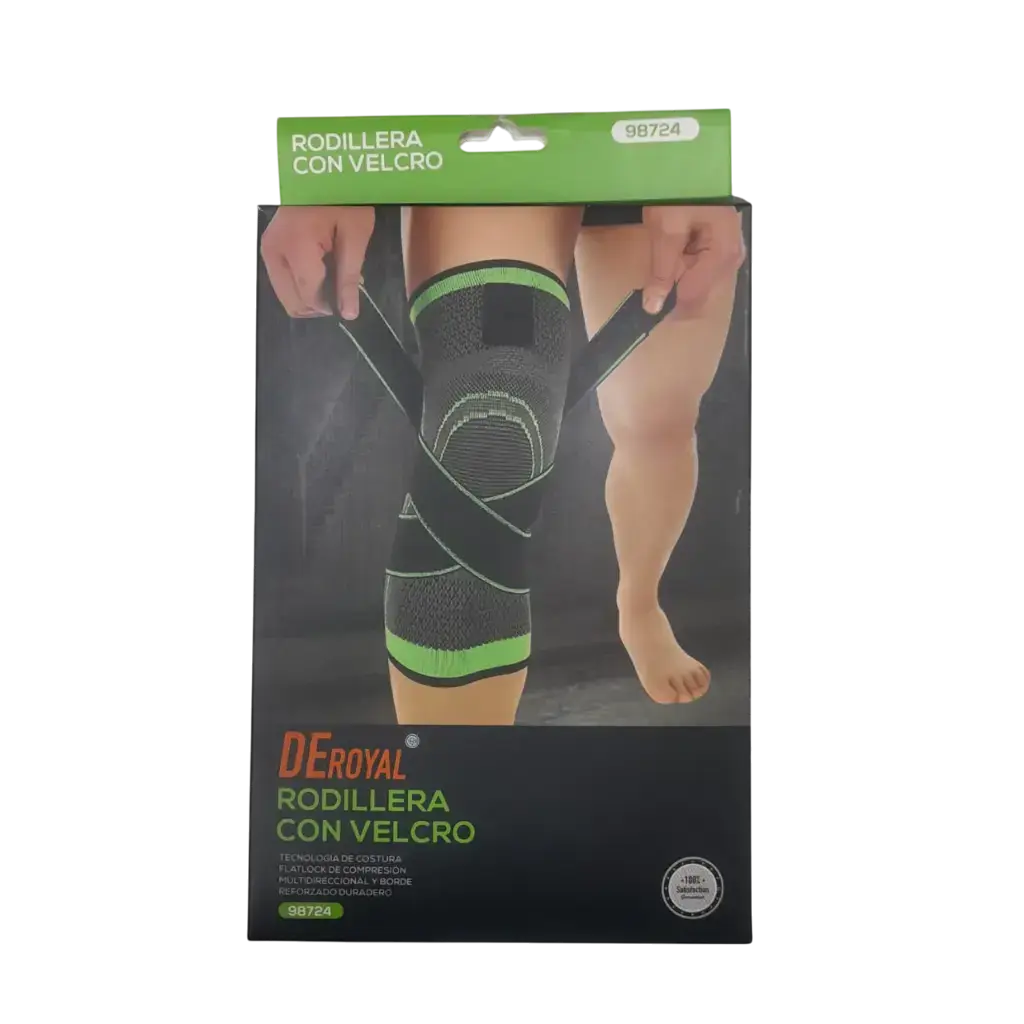 Rodillera Elasticada Con Velcro DeRoyal.webp