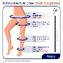 Panty Compresiva Jobst Opaque 15-20 mmHg Cadera Punta Cerrada guia medicion.webp