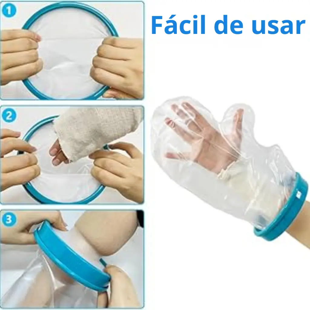 Protector Impermeable para Mano Ducha como usar.webp