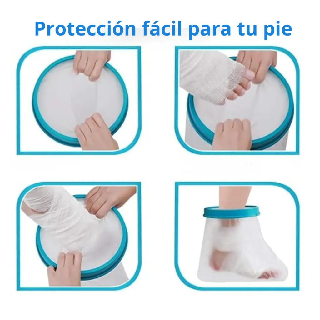 Protector Impermeable para Pie como usar.webp