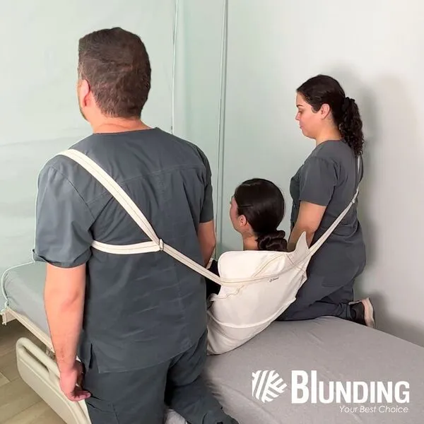 Manta de Transferencia Pacientes Blunding en uso.webp