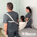 Manta de Transferencia Pacientes Blunding en uso.webp