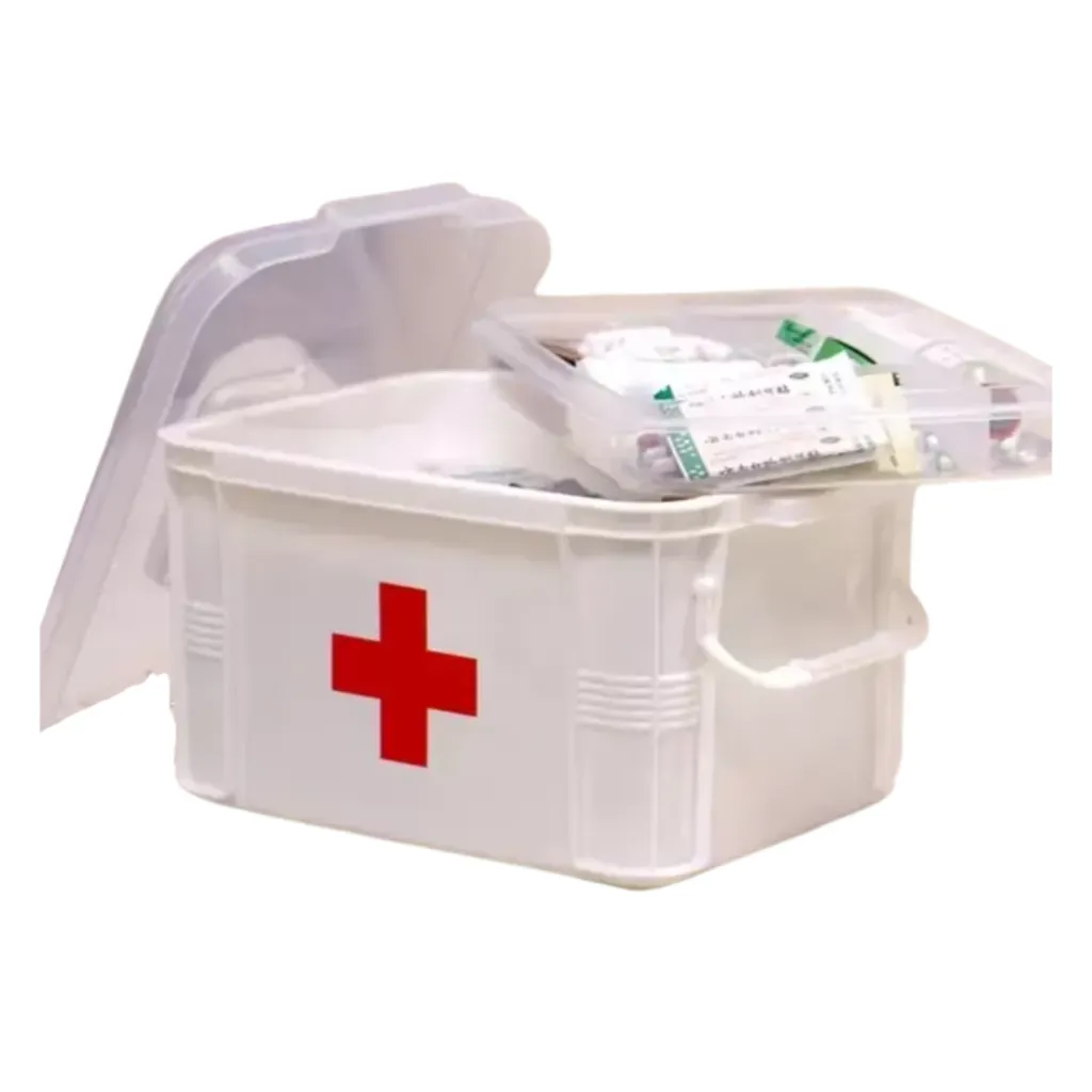 Botiquín Plástico Blanco DeRoyal detalle.webp