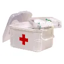 Botiquín Plástico Blanco DeRoyal detalle.webp