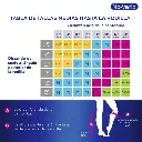 Calcetín Compresivo Sport No-Varix Negro-Azul 15-20 mmHg guia de tallas.webp