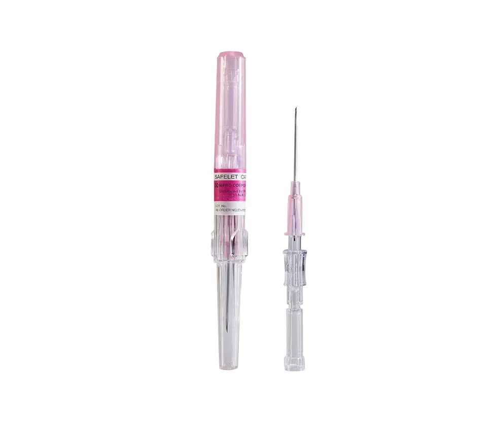 Cateter Intravenoso Branula Safelet 20G x 1 1-4 Nipro unidad.webp
