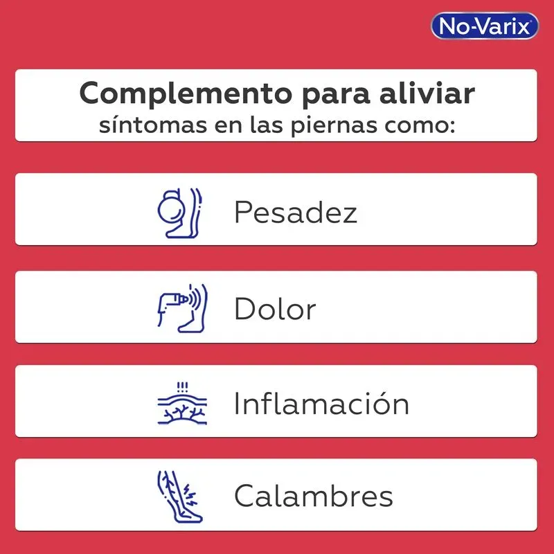 Calcetín Compresivo No-Varix Hombre Jaspeado 15-20 mmHg sintomas que alivia.webp