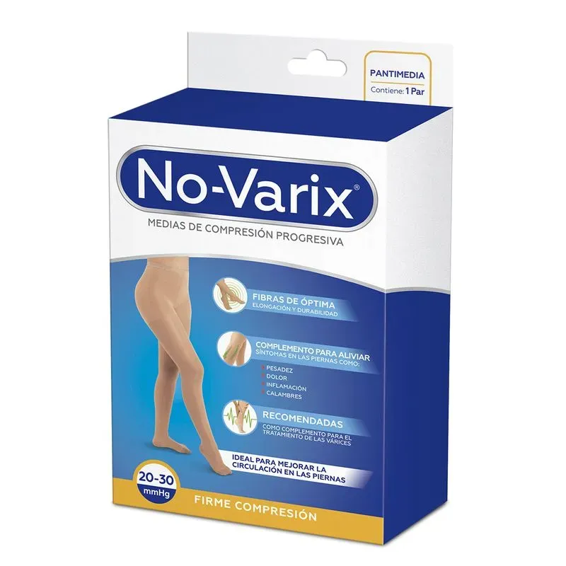 Panty Compresiva No-Varix 20-30 mmHg Cadera Punta Cerrada caja.webp