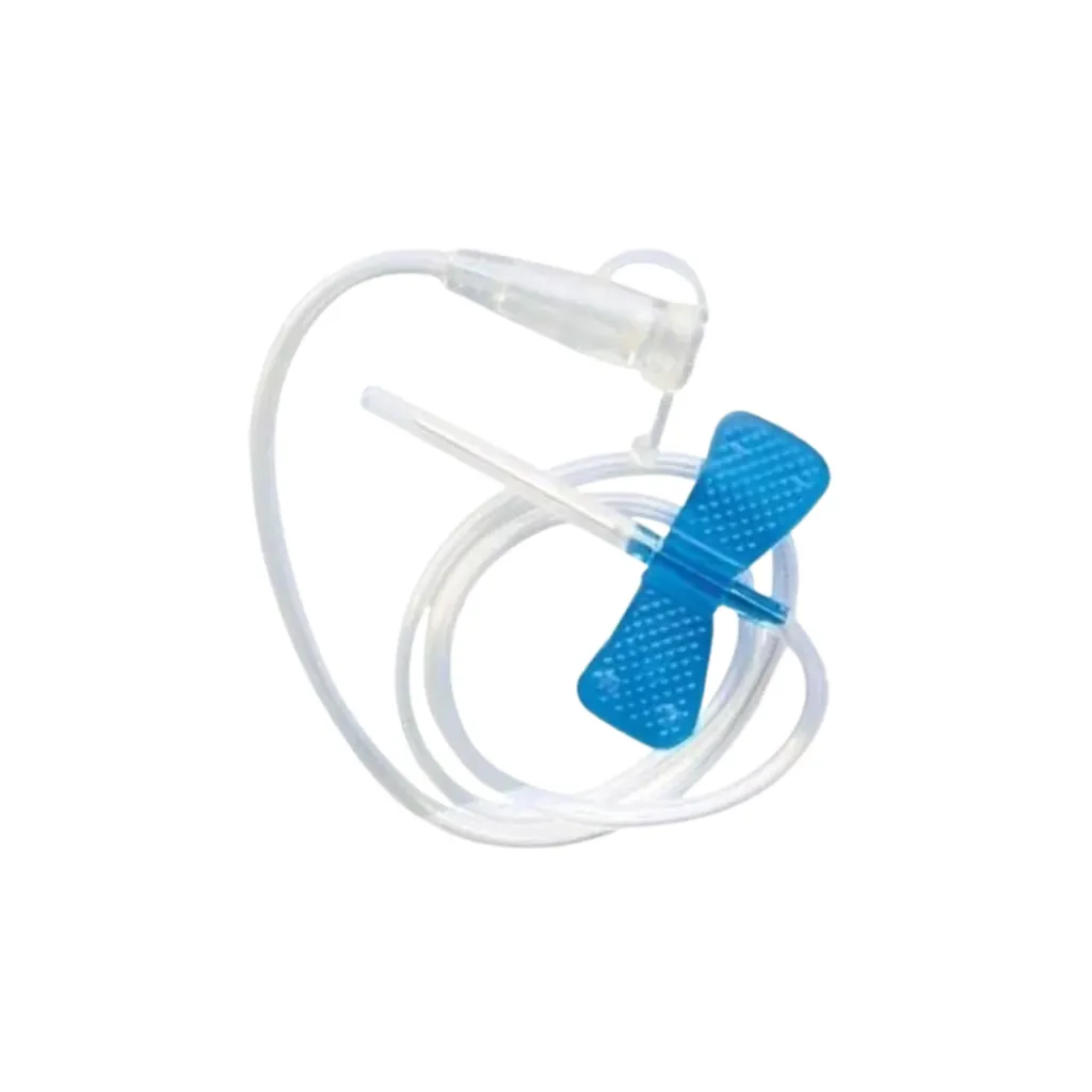 Mariposa Scalp Vein Luer Lock 23G x 34 Cranberry.webp