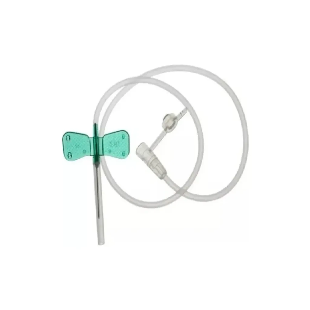 Mariposa Scalp Vein Luer Lock 21G x 34 Cranberry.webp