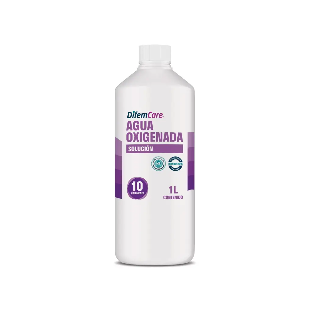 [2402069] Agua Oxigenada 10 Vol. 1 Litro DifemCare