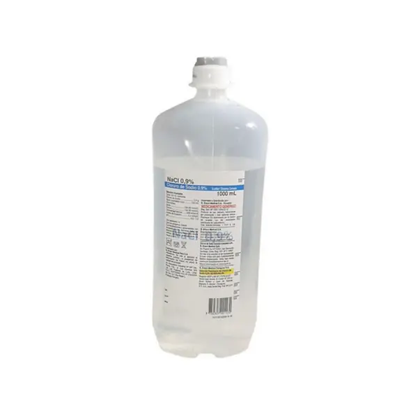 Suero Fisiológico - Cloruro de Sodio 0.9% 1 Litro BBraun