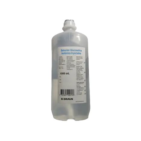 Solución Glucosalina Isotónica Inyectable 1 Litro BBraun