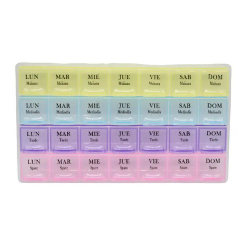 Pastillero Mensual 28 compartimientos DeRoyal