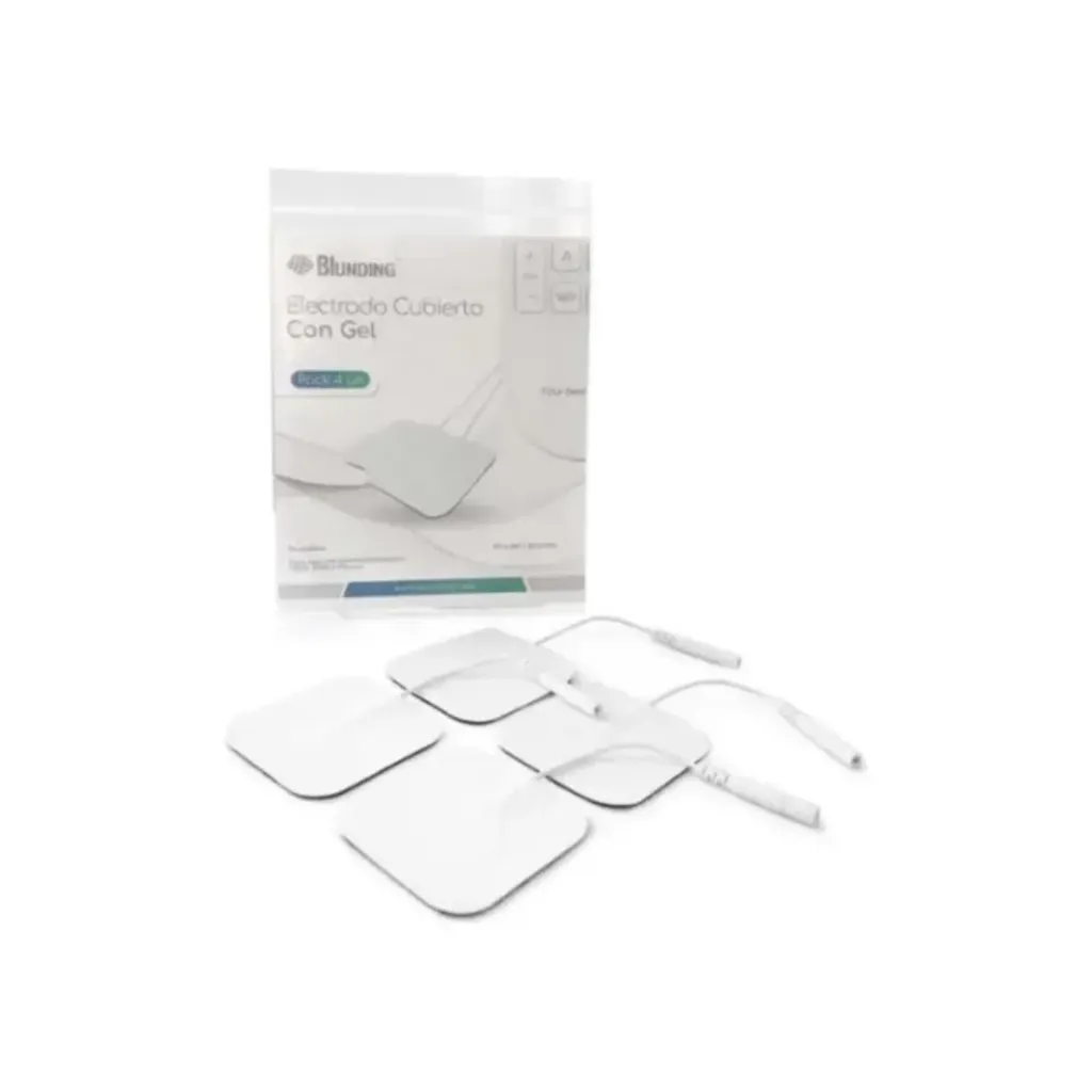[BEQ-R02] Pack 4 Electrodo Cubierto con Gel 50x50 Blunding
