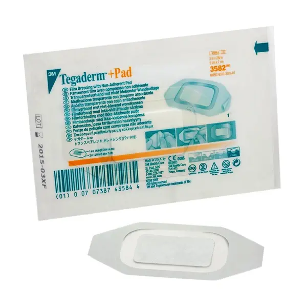 [3582] Apósito Transparente Impermeable Tegaderm + Pad 5x7 cm 3M 