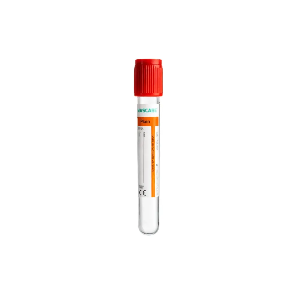 Tubo Muestra Tapa Roja 4ml Nascare