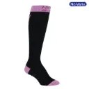 Calcetín Compresivo Sport No-Varix Negro/Rosado 15-20 mmHg