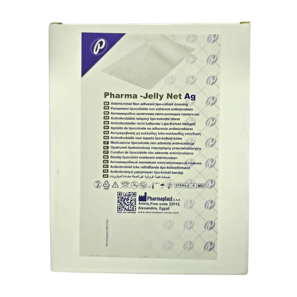 [JNAG100100] Apósito Lipocoloidal Pharma-Jelly Net Ag 10x10 cm Pharmaplast