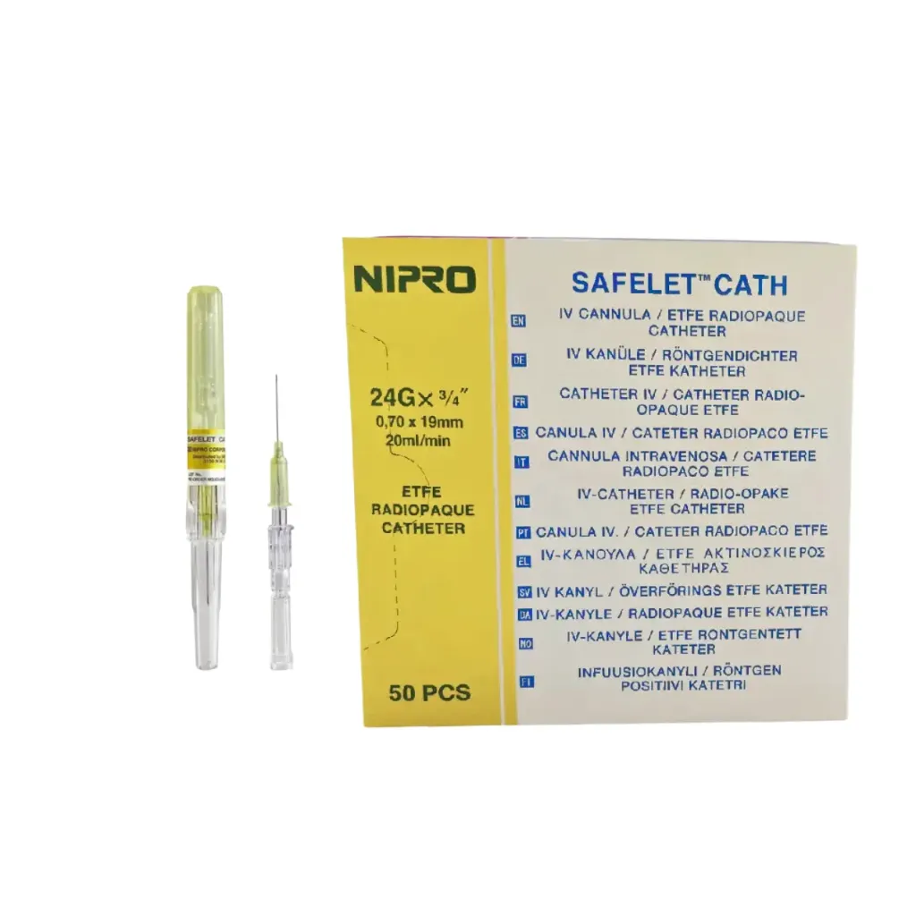 Cateter Intravenoso Branula Safelet 24G x 3/4 Nipro