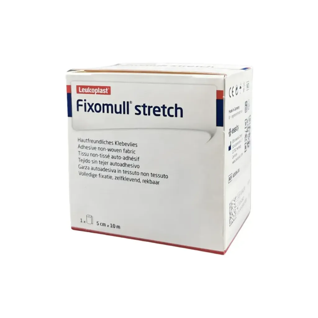 [02036-00] Fixomull Stretch Gasa No Tejida Adhesiva 5 cm x 10 m Leukoplast