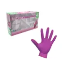 Guantes de Nitrilo Rosado Fucsia sin Polvo 100 unidades Insunovo