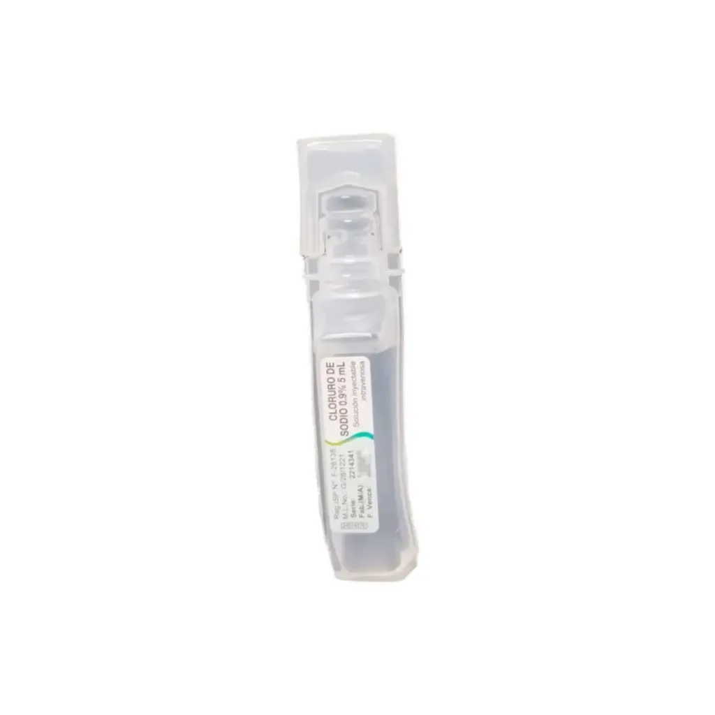 Suero Fisiológico - Cloruro de Sodio 0.9% 5 ml Vitafarma
