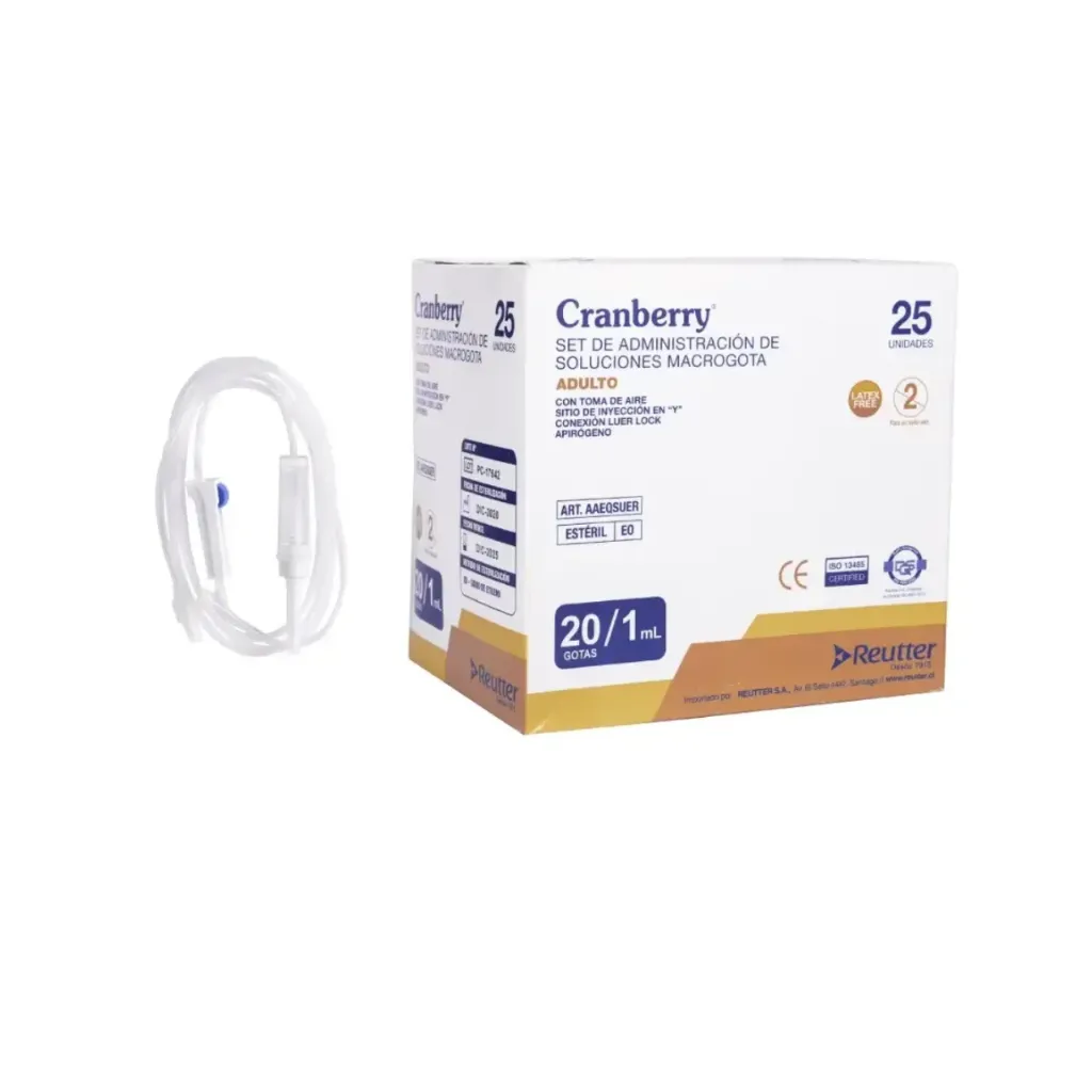 [AAEQSUER] Bajada de Suero Macrogota 20G/ML Cranberry
