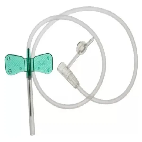 Mariposa Scalp Vein Luer Lock 21G x 3/4 Cranberry