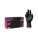 Guantes de Nitrilo Negro sin Polvo 100 unidades Tresor