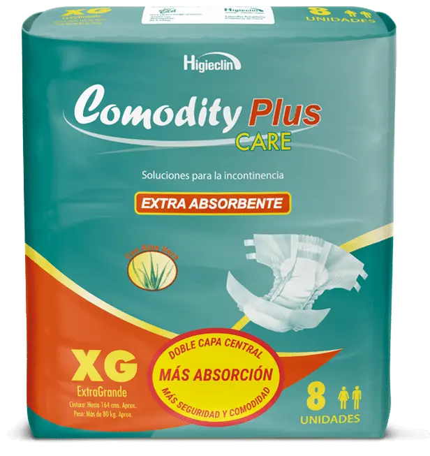 Pañal Comodity Plus XG 8 unidades