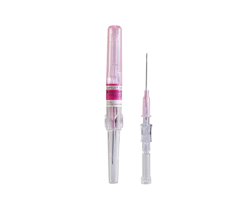 Cateter Intravenoso Branula Safelet 20G x 1 1/4 Nipro 