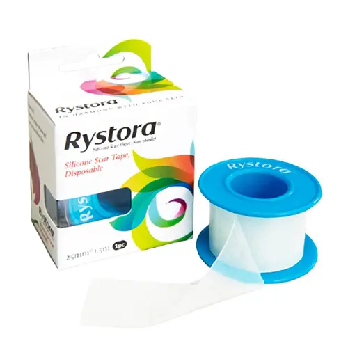 Cinta de Silicona para Cicatrices 2.5 cm x 1.5 m Rystora