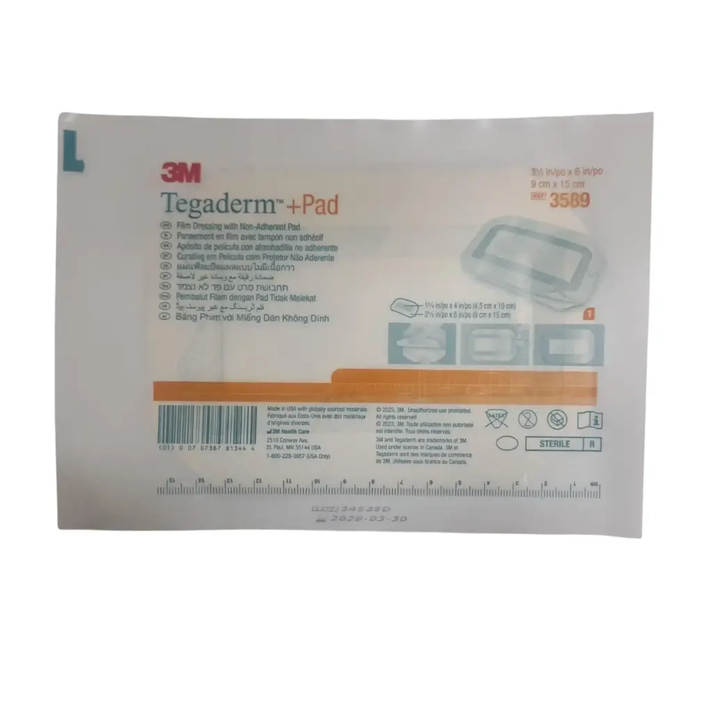 [3589] Apósito Transparente Impermeable Tegaderm + Pad 9x15 cm 3M 