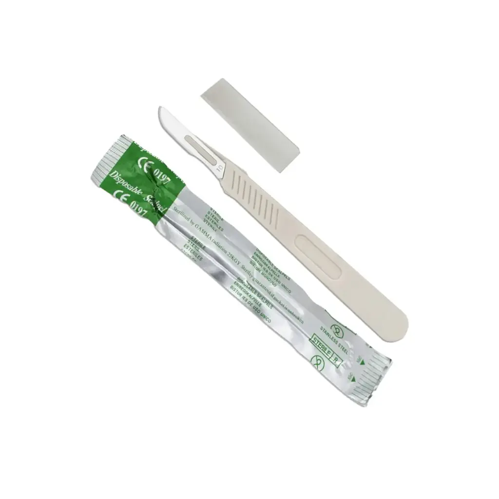 Bisturí con Mango Deshechable Acero Inoxidable JSHD Craberry (10)