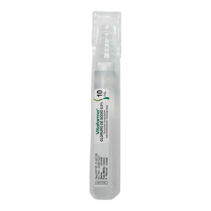 Suero Fisiológico - Cloruro de Sodio 0.9% 10 ml Vitafarma 