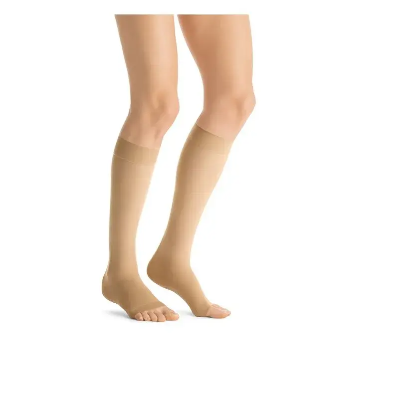 Media Compresiva Jobst Ultrasheer 20-30 mmHg Rodilla Punta Abierta