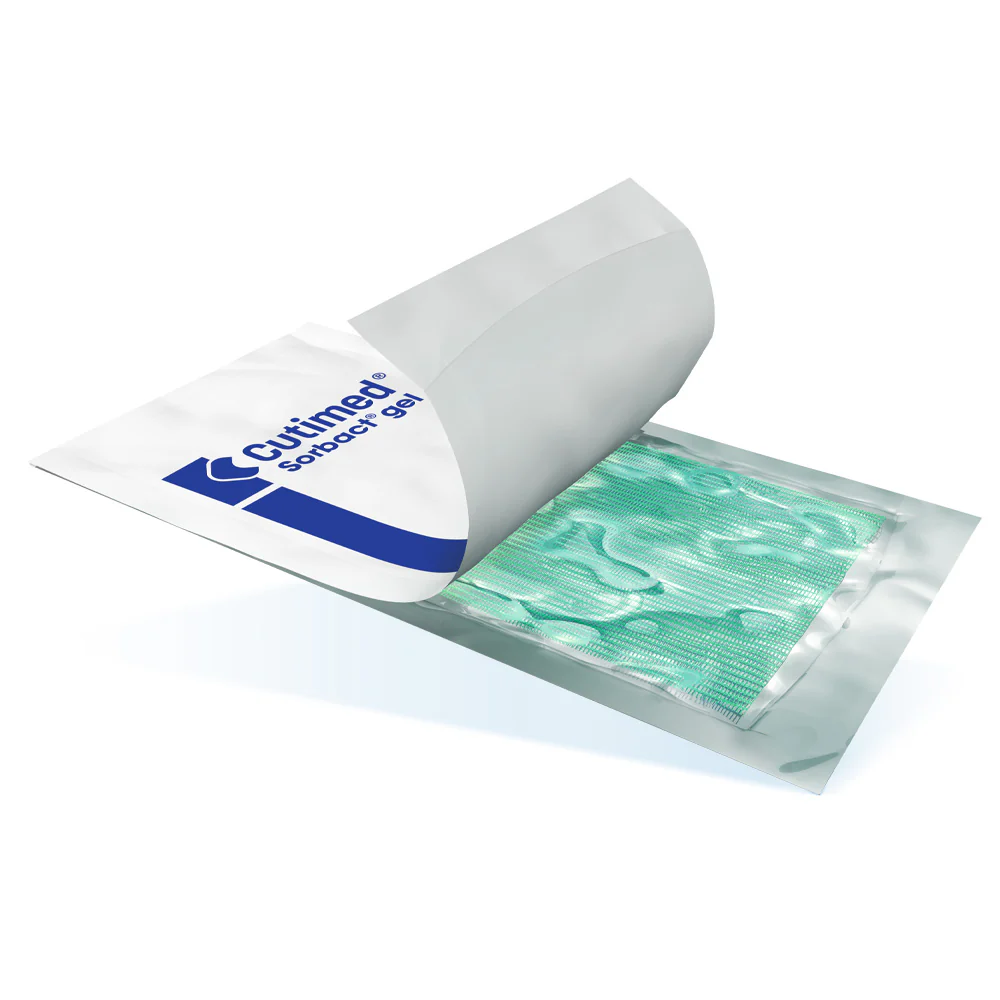 Gasa Cutimed Sorbact Gel 7.5 x 7.5 cm