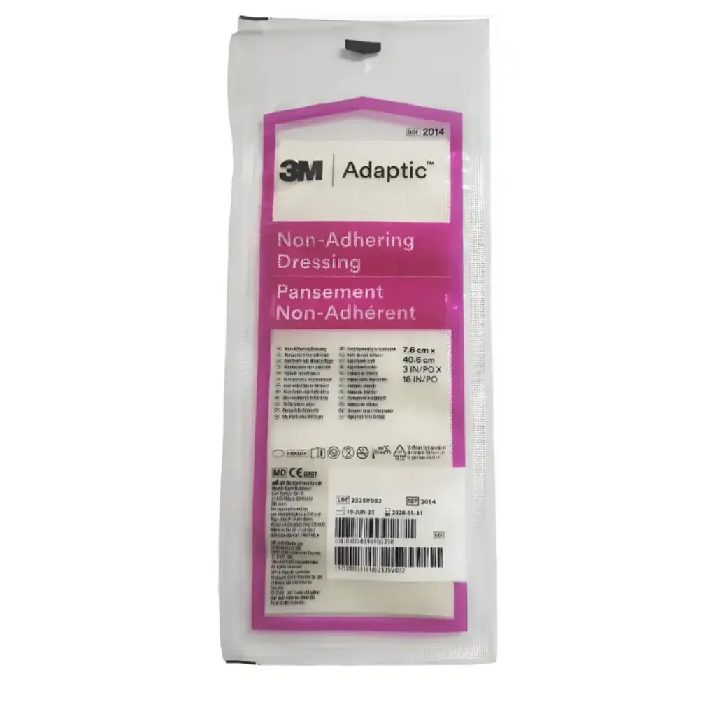 Apósito No Adherente Adaptic 7.6 x 40.6 cm 3M