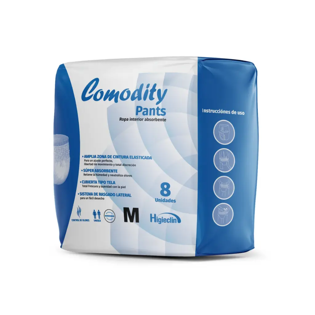 Pañal Comodity Pants M 8 unidades