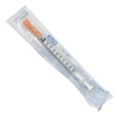 Jeringa Insulina 100 UI 30G x 1/2 Nipro