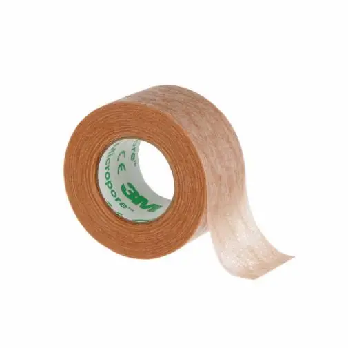 [1533-1] Cinta Adhesiva Papel Café Micropore 2.5 cm 3M