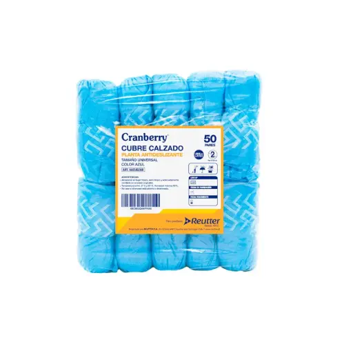 [AACUBZAB] Cubre Calzado Azul Tela Gruesa Antideslizante 100 unidades Cranberry