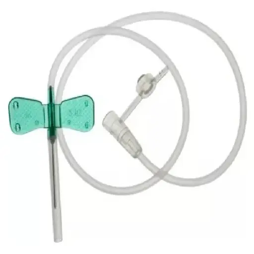 [AASCALP4] Mariposa Scalp Vein Luer Lock 21G x 3/4 Cranberry