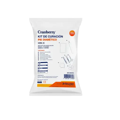 [AAKITCU2] Kit de Curación Pie Diabético Cranberry