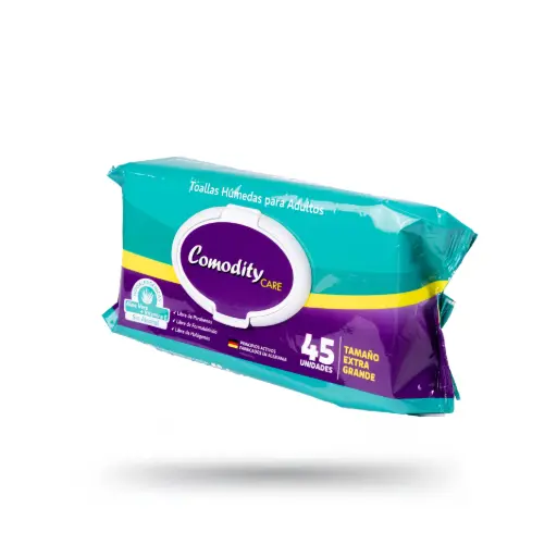 Toallitas Húmedas Adulto Comodity Care 45 unidades