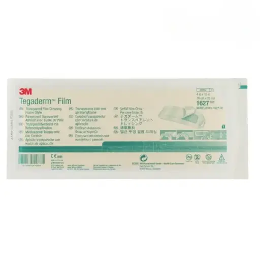 [1627] Apósito Transparente Tegaderm Film 10x25 cm 3M 