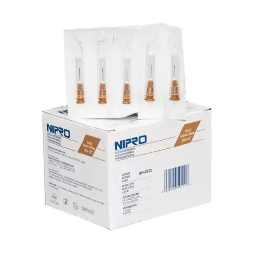 [AH-2613] Aguja Hipodérmica 26Gx 1/2 Nipro