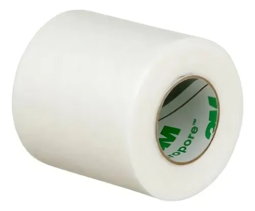 [1530-2] Cinta Adhesiva Papel Blanco Micropore 5 cm 3M